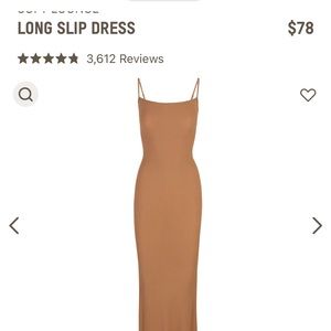 skims slip dress